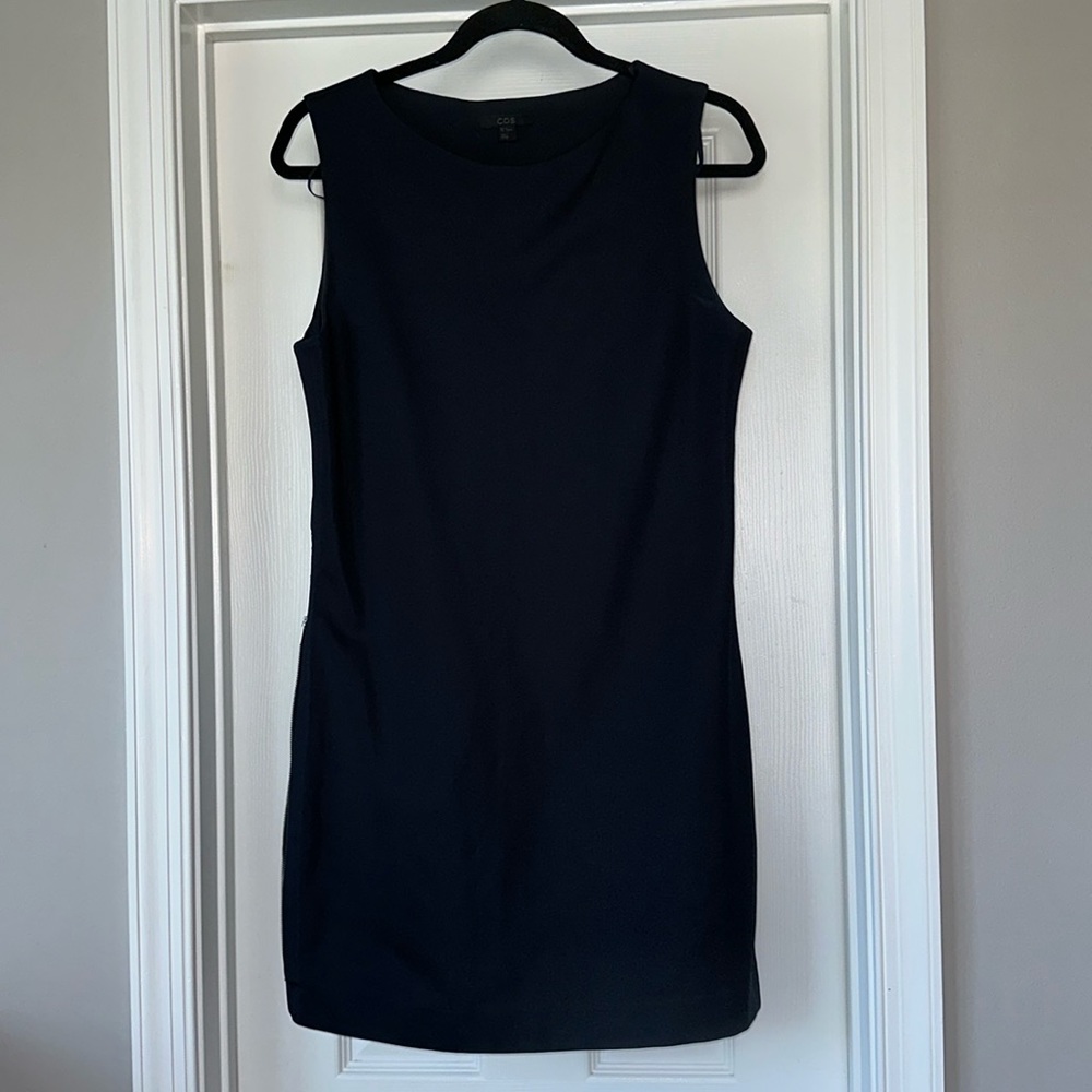 COS side zippers sleeveless dress